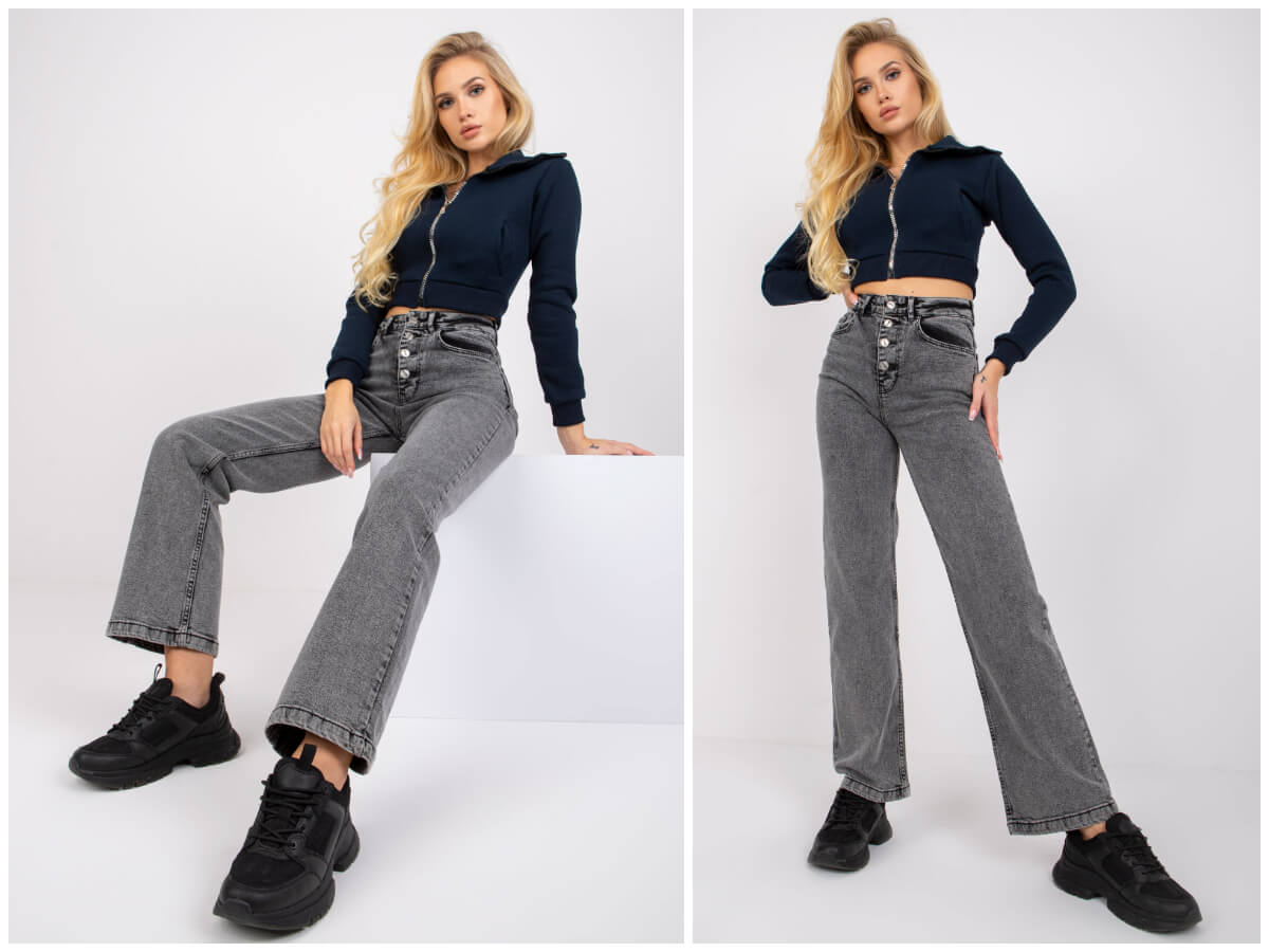 Jeansy wide leg – trendy spodnie dżinsowe